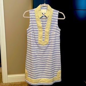 STS Sail to Sable Blue white gold dress size S